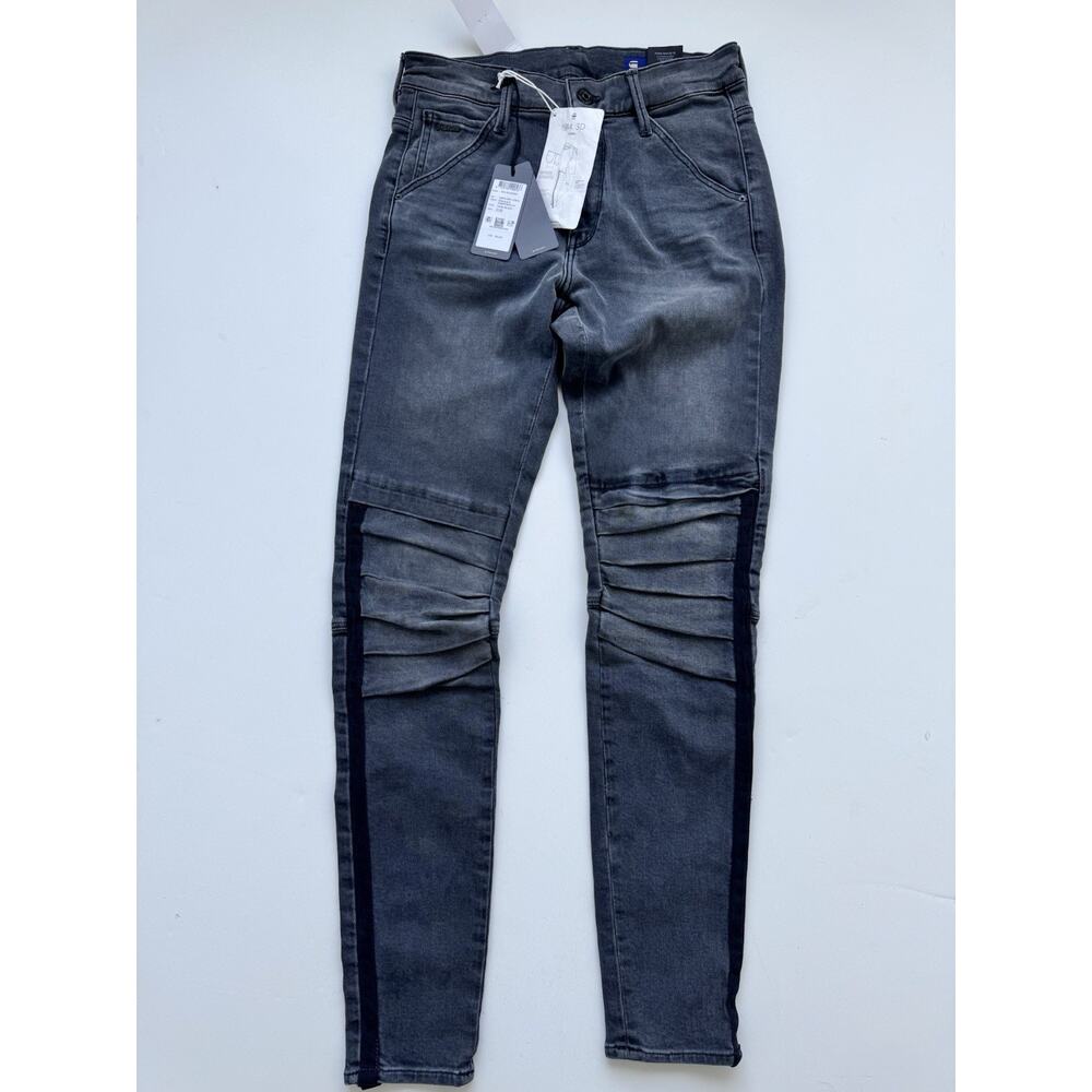 G-STAR RAW - WOMENS 1914 3D SKINNY JEANS faded Black 27x32